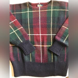 Rugby Ralph Lauren Multicolor Plaid Crewneck Sweater